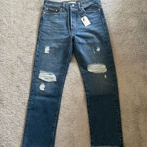 NWT Levi’s Wedgie Straight Jeans 29x28